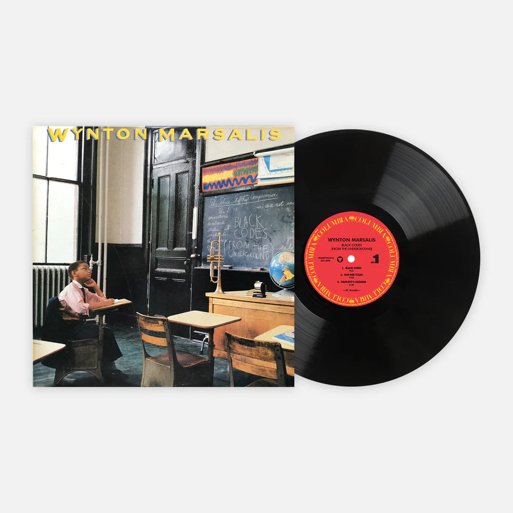 Wynton marsalis black codes from the underground 2023 remaster album on black color vinyl lp record