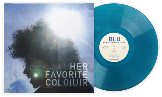 Blus her favorite colour album on blue colored vinyl lp record