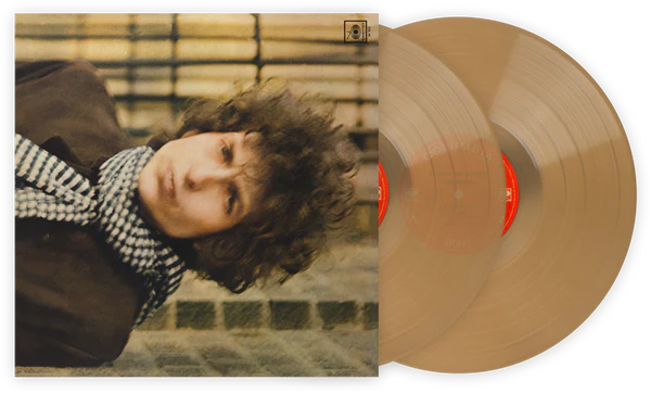 Bob dylans blonde on blonde album on colored vinyl lp record