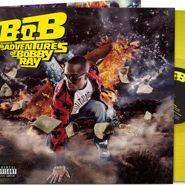 B.o.B - The Adventures of Bobby Ray - Translucent Yellow Vinyl - LP - Colored Vinyl Record - crate-view