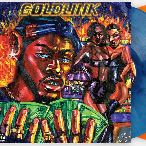 Goldlink - At What Cost - Orange Blue Vinyl - LP - Colored Vinyl Record - crate-view