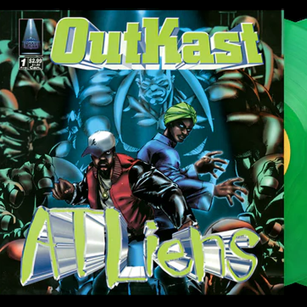 Outkast - Atliens - Neon Green Variant Vinyl - LP - Colored Vinyl Record - crate-view