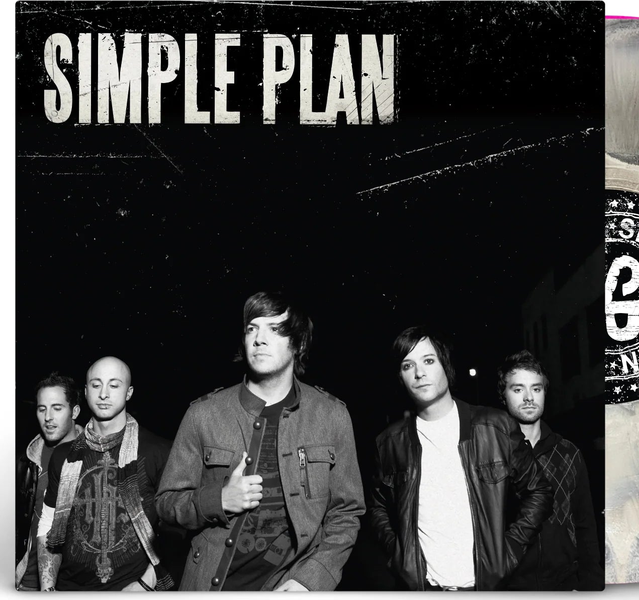 Simple Plan - Simple Plan - Black White Vinyl - LP - Colored Vinyl Record - crate-view