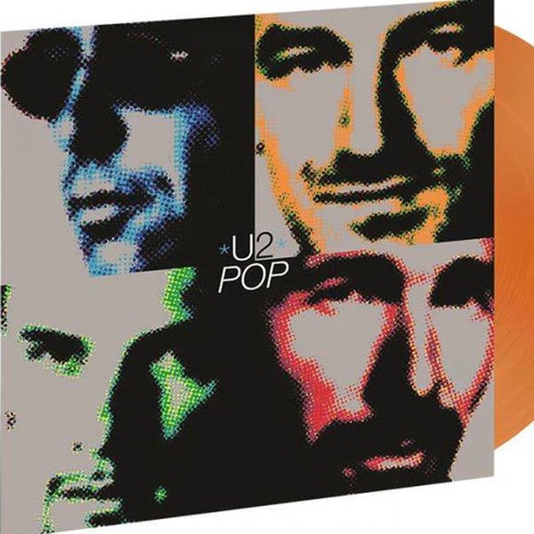 U2 - Pop - Orange Vinyl - LP - Colored Vinyl Record - crate-view