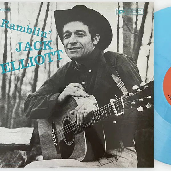 Ramblin' Jack Elliot - Ramblin' Jack Elliot - Light Blue Vinyl - LP - Colored Vinyl Record - crate-view