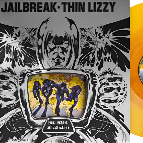 Thin Lizzy - Jailbreak - Orange Vinyl - LP - Colored Vinyl Record - crate-view