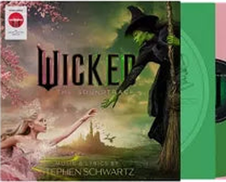 Wicked: The Soundtrack - On Green/Pink Split Vinyl - LP - Colored Vinyl Record - crate-view
