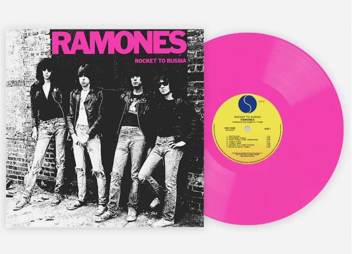 Ramones Rocket To Russia pink colorful colored vinyl LP - Vinyl Me Please VMP club exclusive, 180 gram gatefold, rare limited edition punk rock record