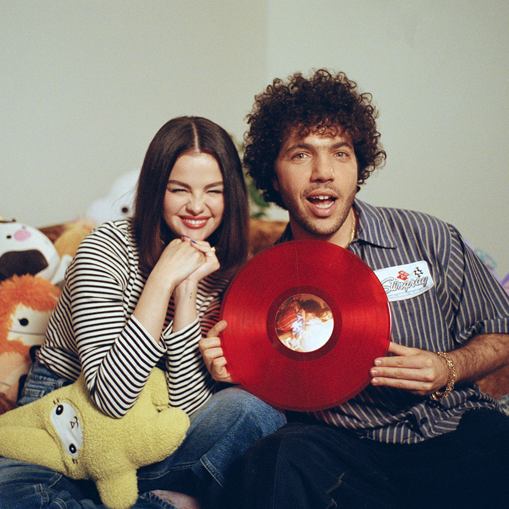 Selena Gomez, Benny Blanco - I Said I Love You First - Red Translucent Candy Cane Red Signed Insert Vinyl LP (Signed)