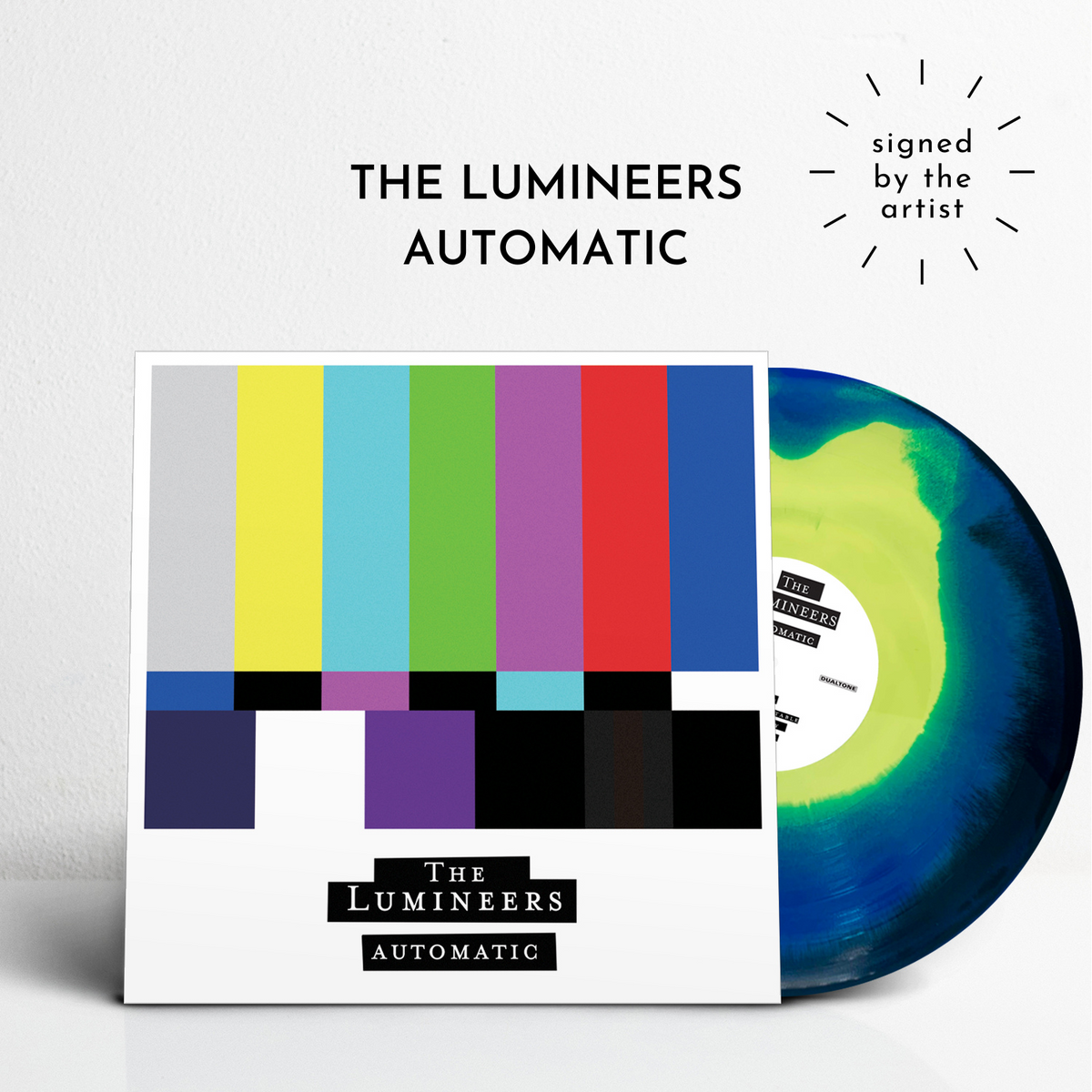 The Lumineers - Automatic - Signed Lemon Eclipse Vinyl - LP