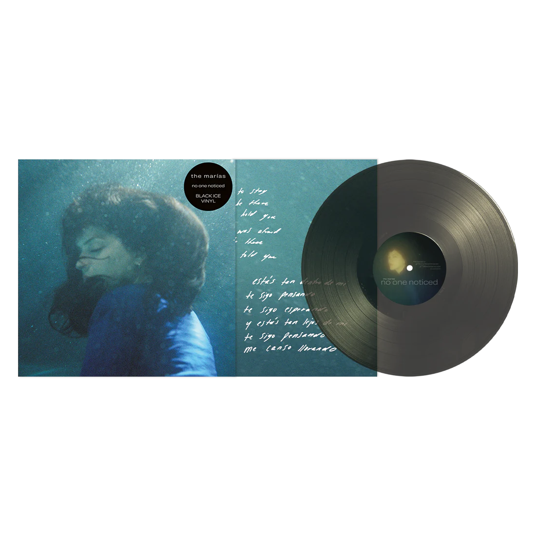 the marias no one noticed single on black ice colored vinyl