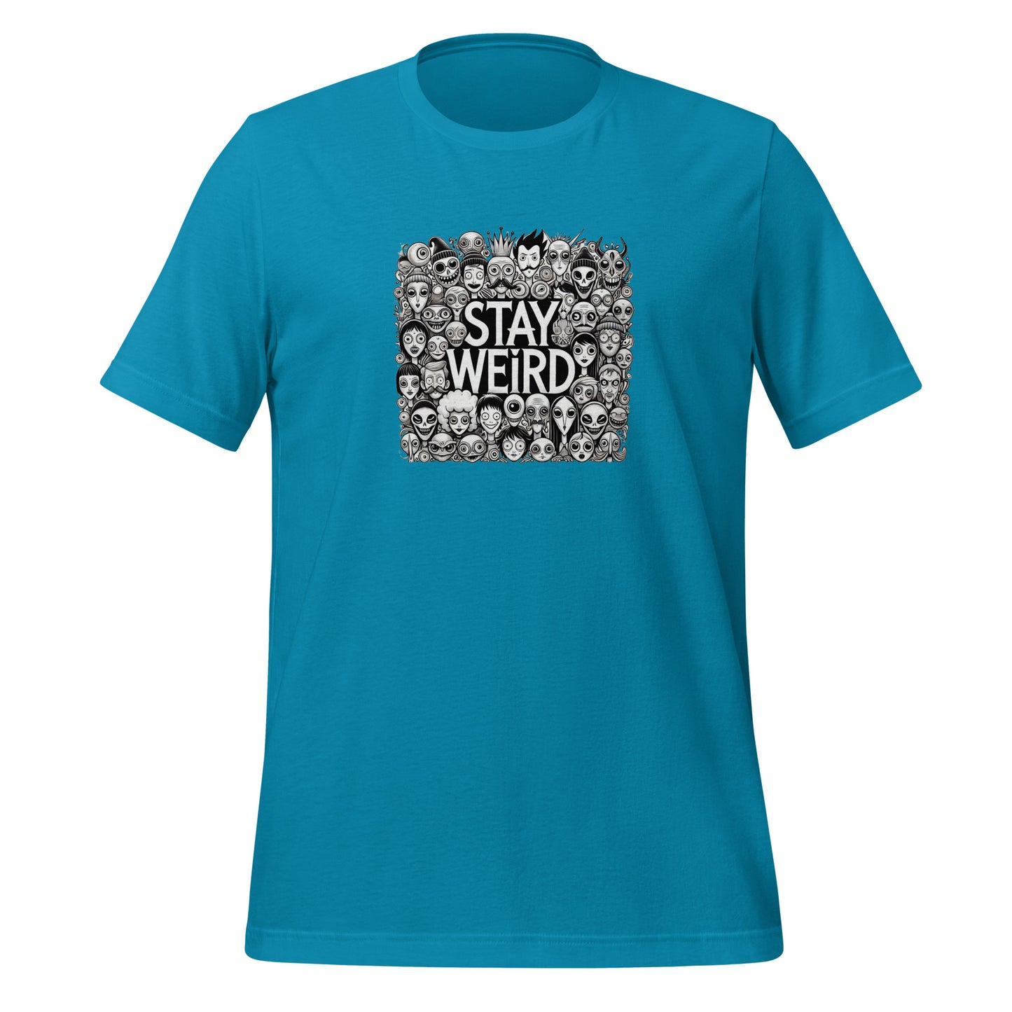 Stay weird unisex t shirt vinyl lp record