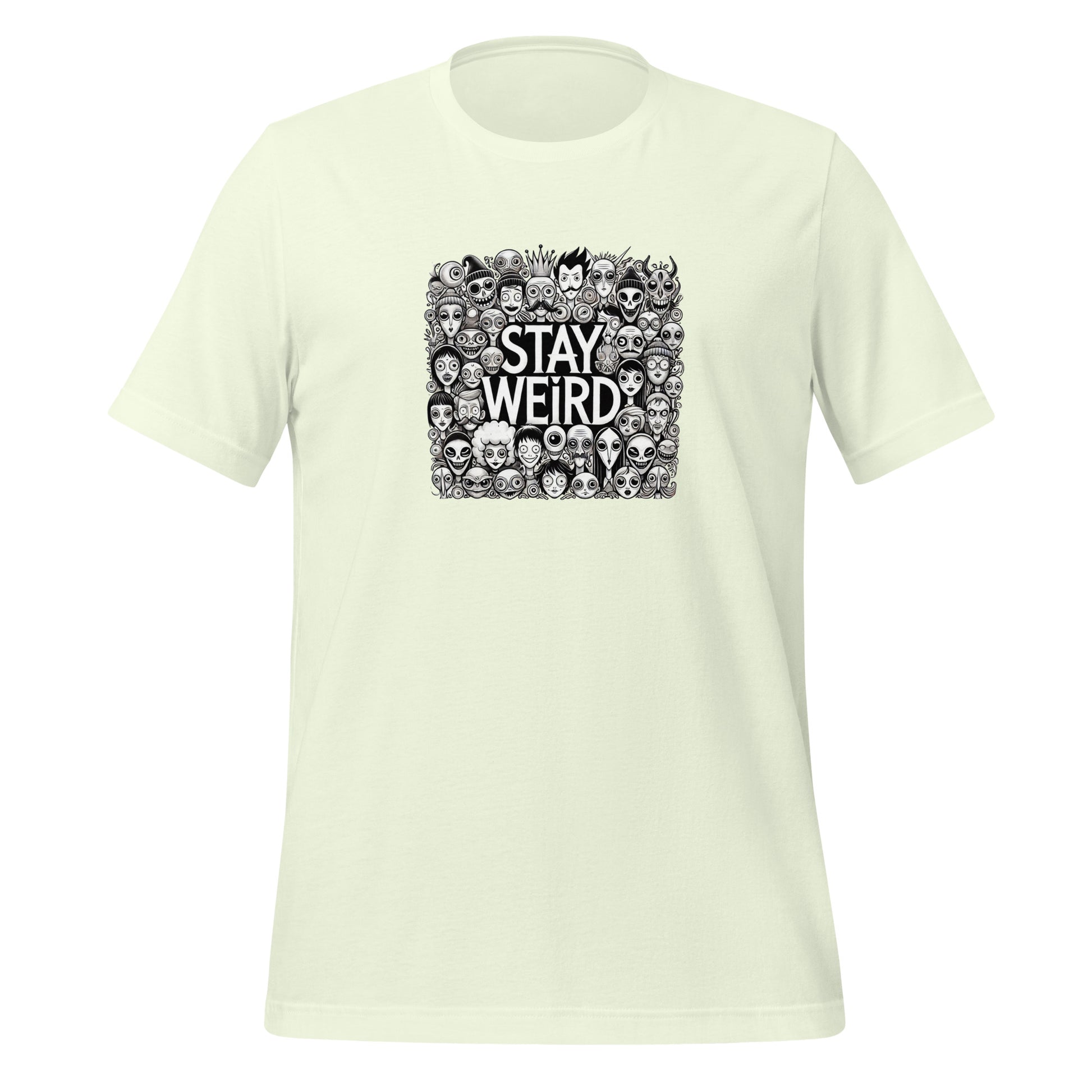 Stay weird unisex t shirt vinyl lp record