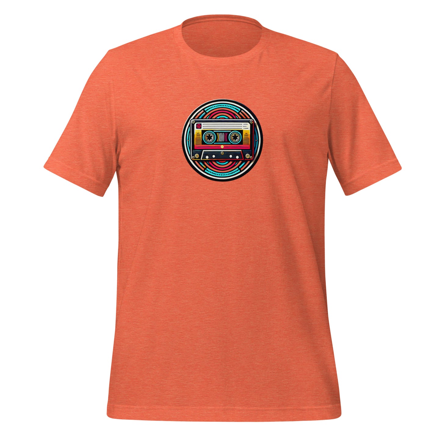 Cassette unisex t shirt vinyl lp record