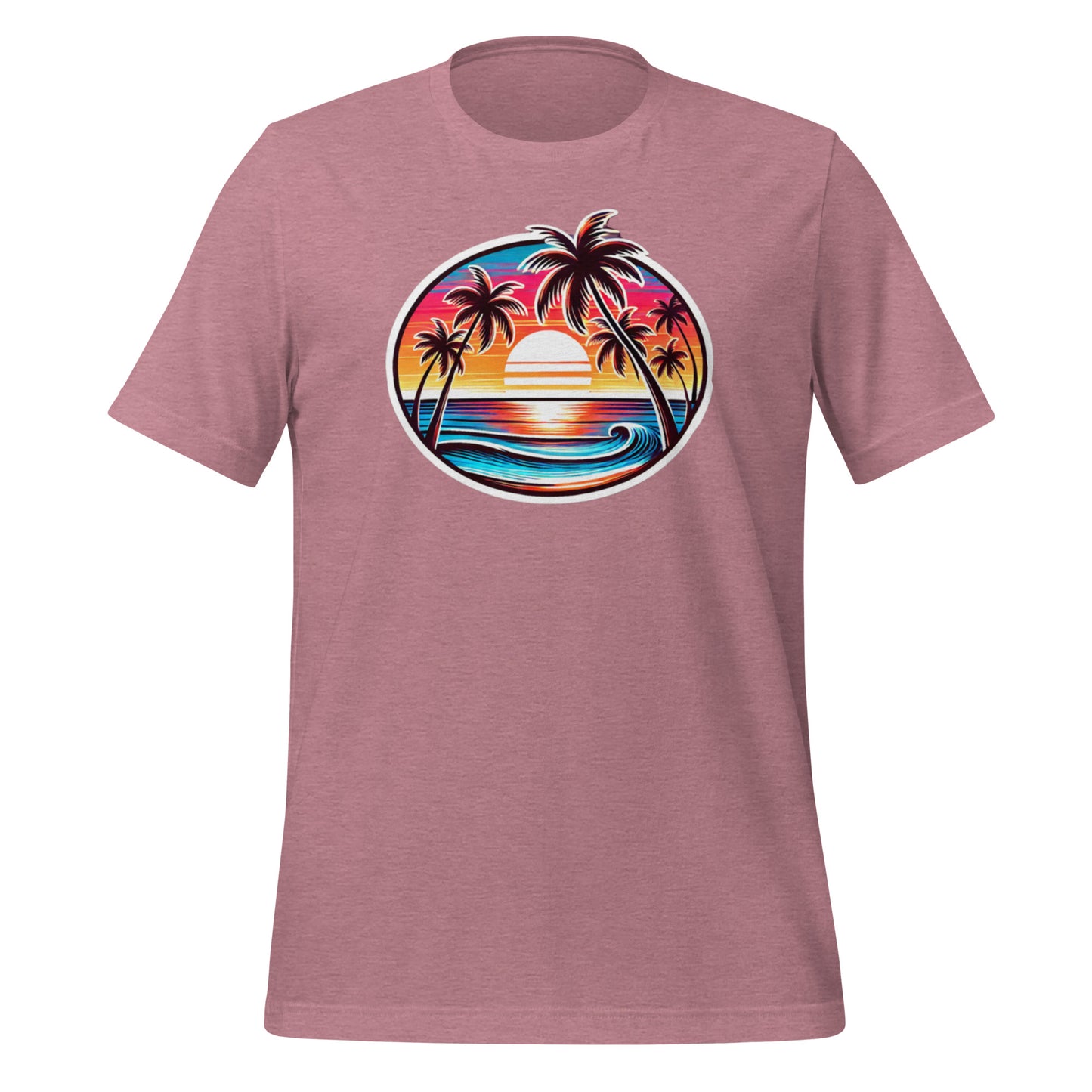 Sunset unisex t shirt vinyl lp record