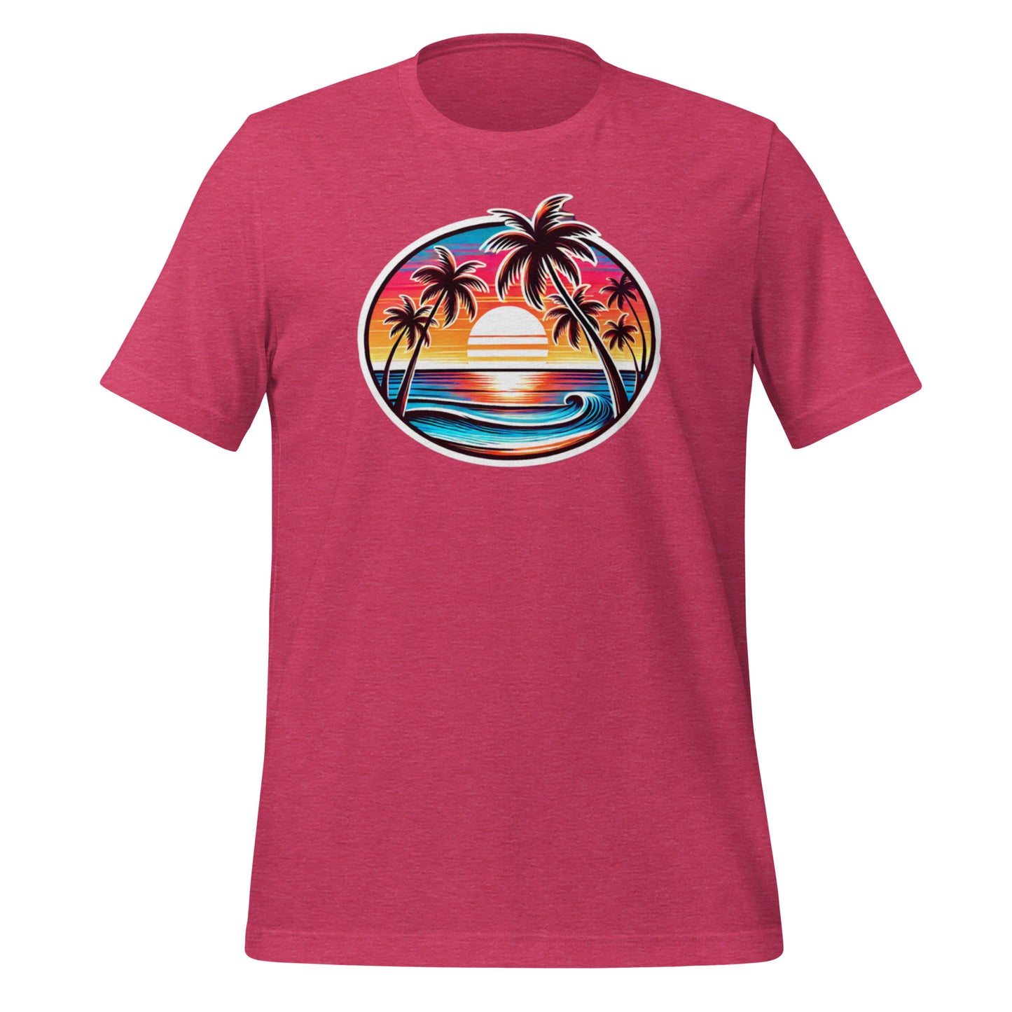 Sunset unisex t shirt vinyl lp record