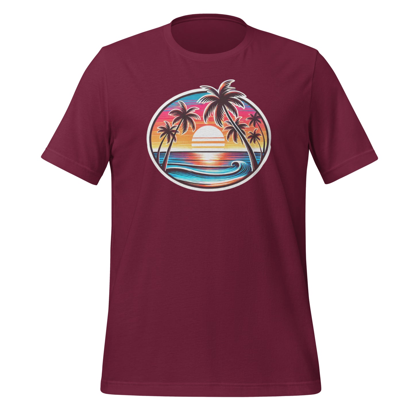 Sunset unisex t shirt vinyl lp record
