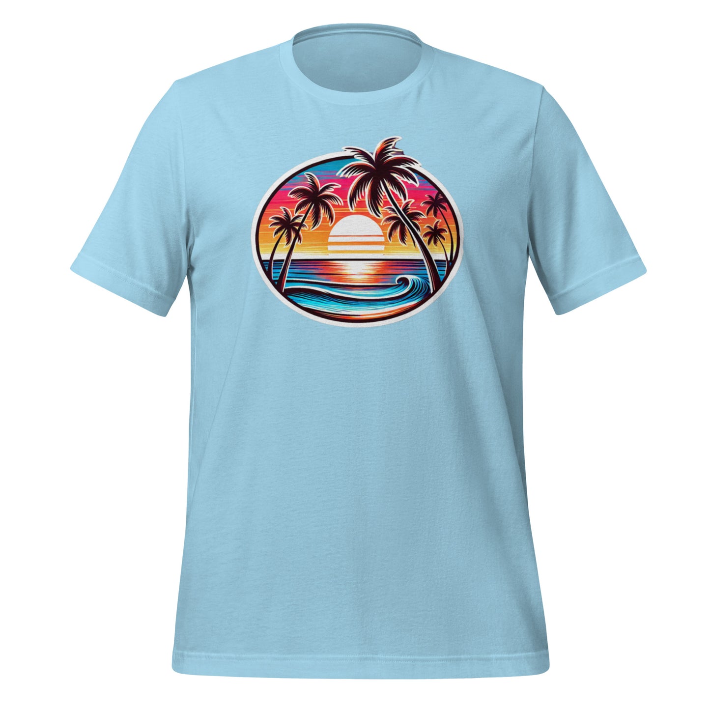 Sunset unisex t shirt vinyl lp record