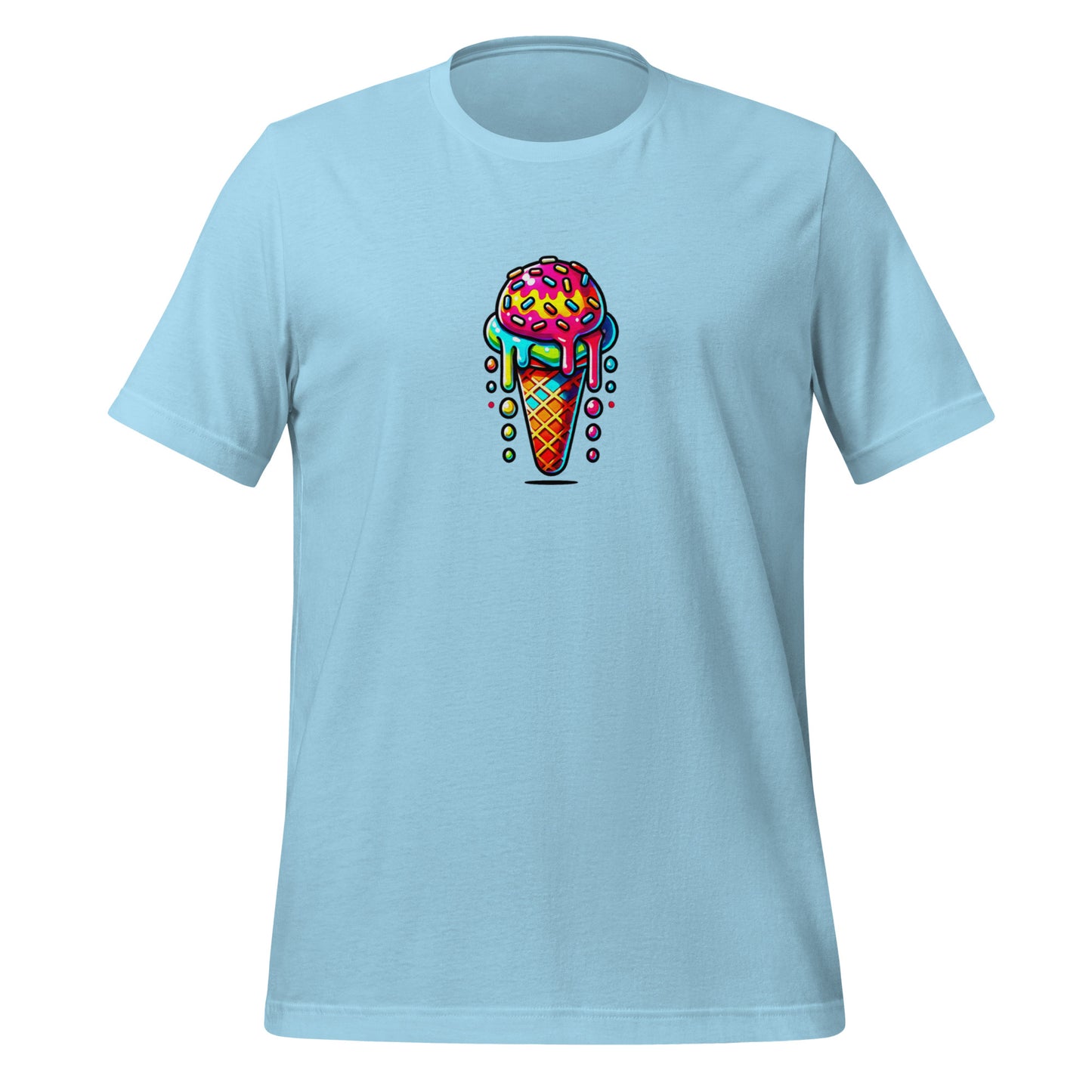 Ice cream cone unisex t shirt vinyl lp record