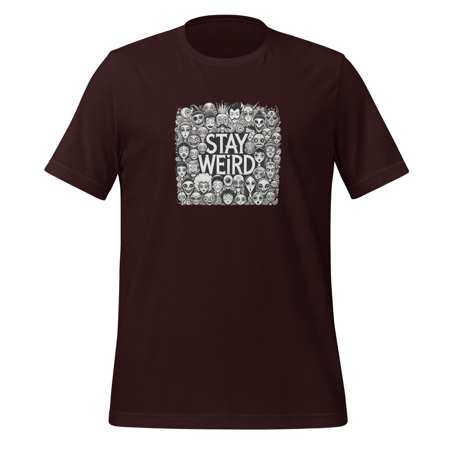 Stay weird unisex t shirt vinyl lp record