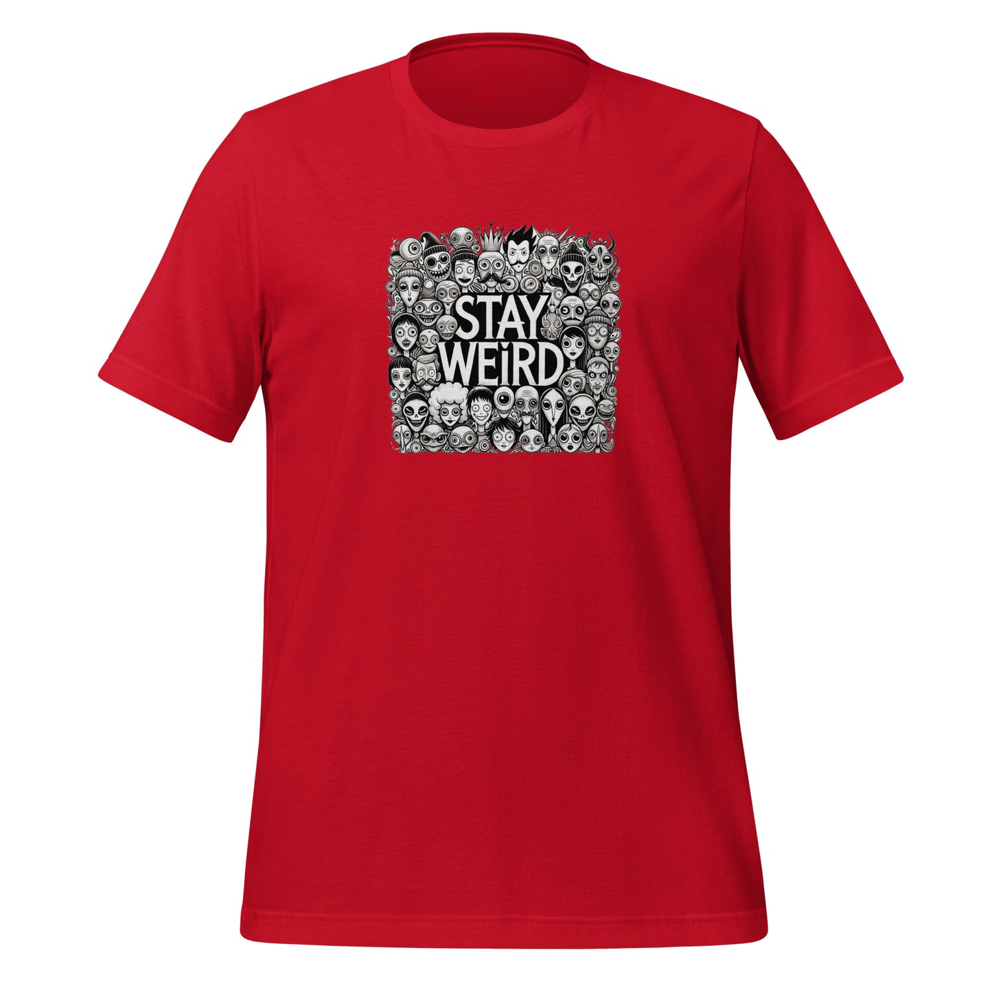 Stay weird unisex t shirt vinyl lp record