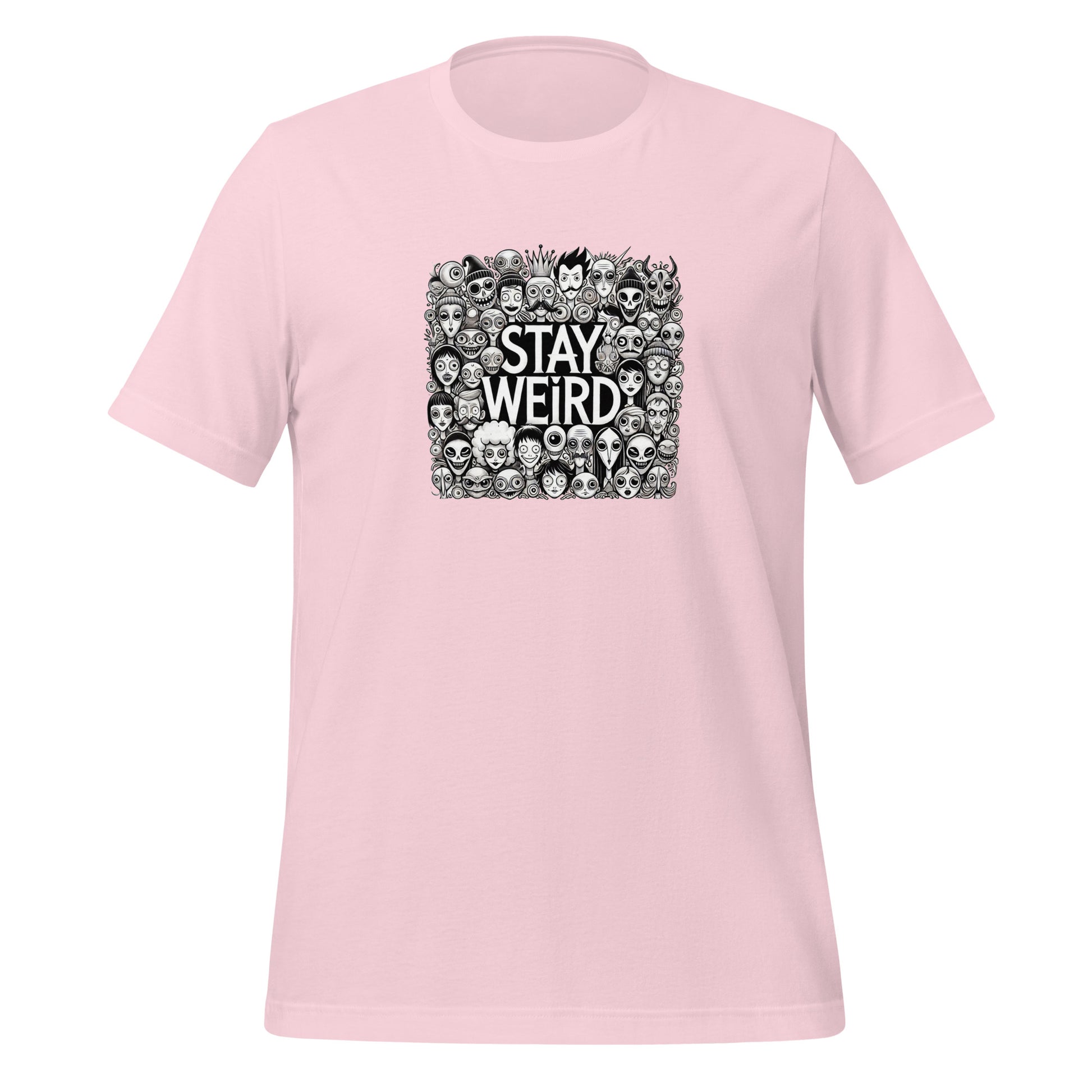 Stay weird unisex t shirt vinyl lp record