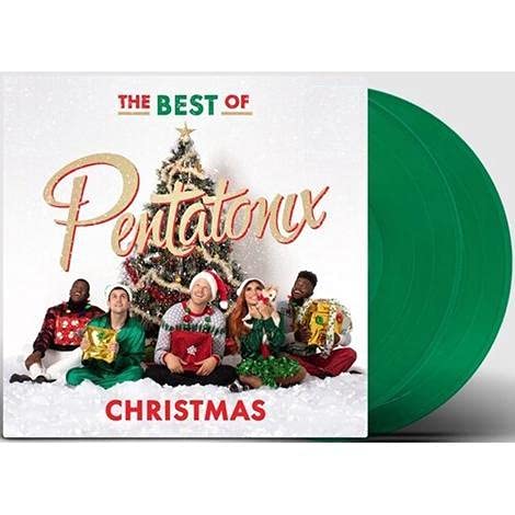 The best of pentatonix christmas exclusive limited edition translucent gree vinyl lp record
