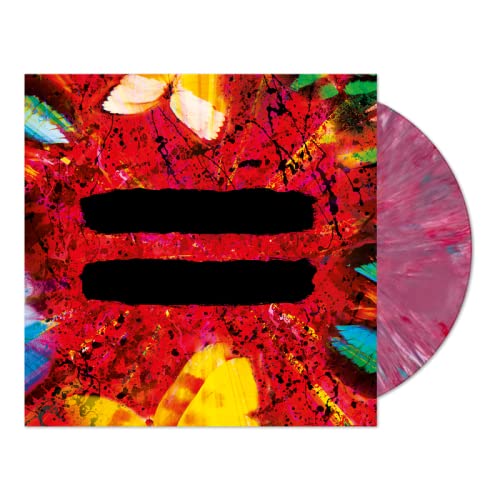 Ed sheeran equals album on recycled red record vinyl lp record