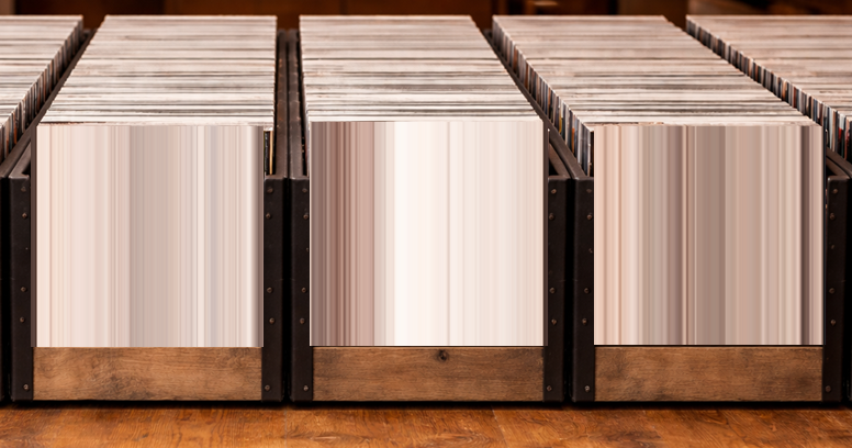 Record store crates