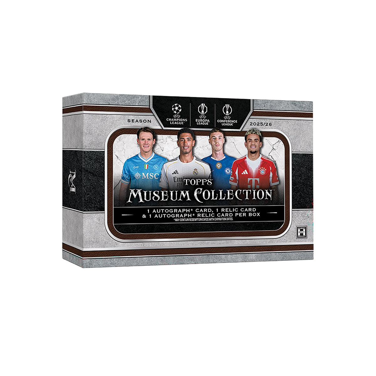 2025-26 Topps Museum Collection UEFA Club Competitions Factory Sealed Hobby Box