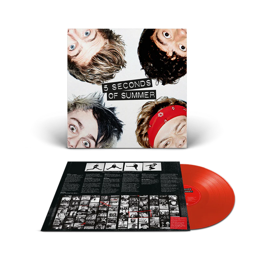 5 seconds of summer 5 seconds of summer red color vinyl lp record