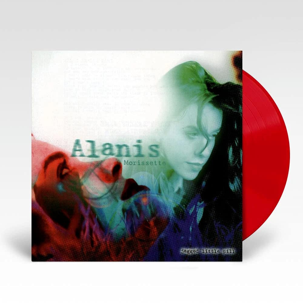 Alanis Morissette "Jagged Little Pill" Album On Red Color Vinyl LP Record