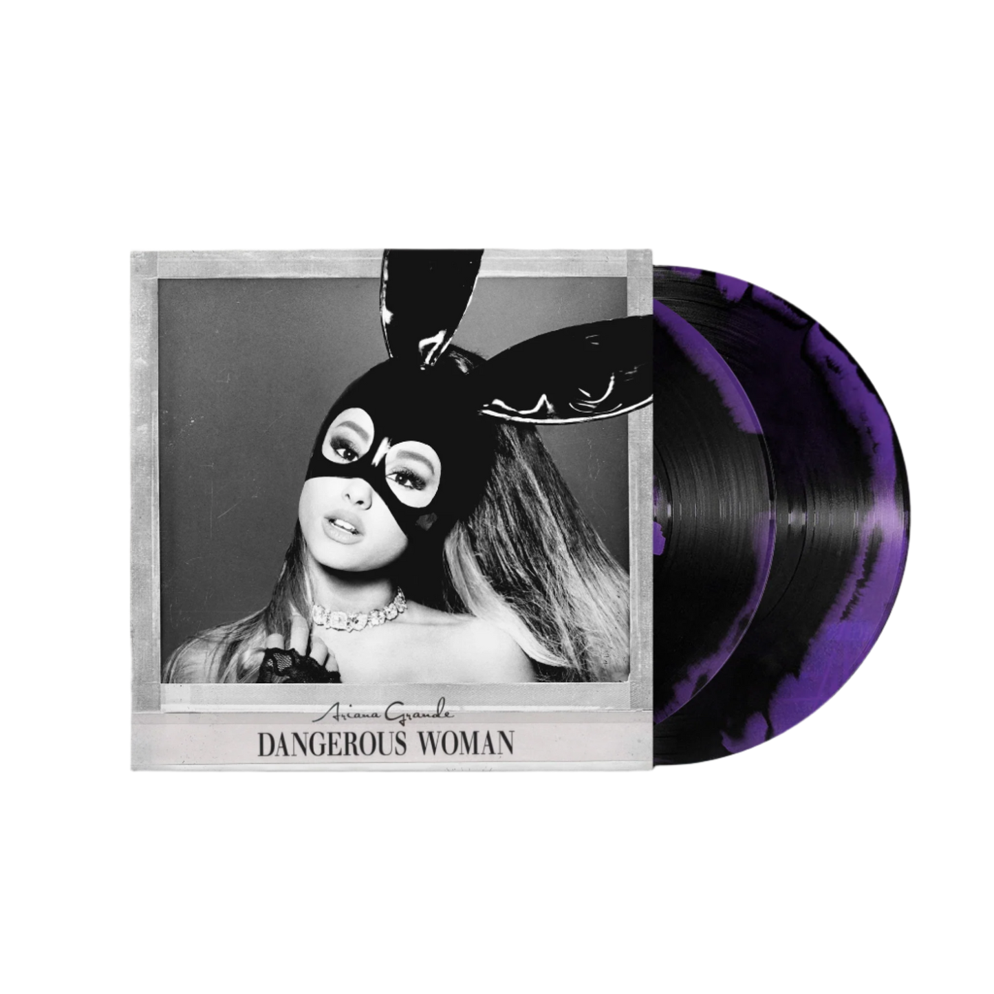 Ariana Grande Dangerous Woman Purple Black Swirl Vinyl