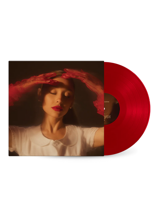 Ariana grande eternal sunshine album no 1 on red color vinyl lp record