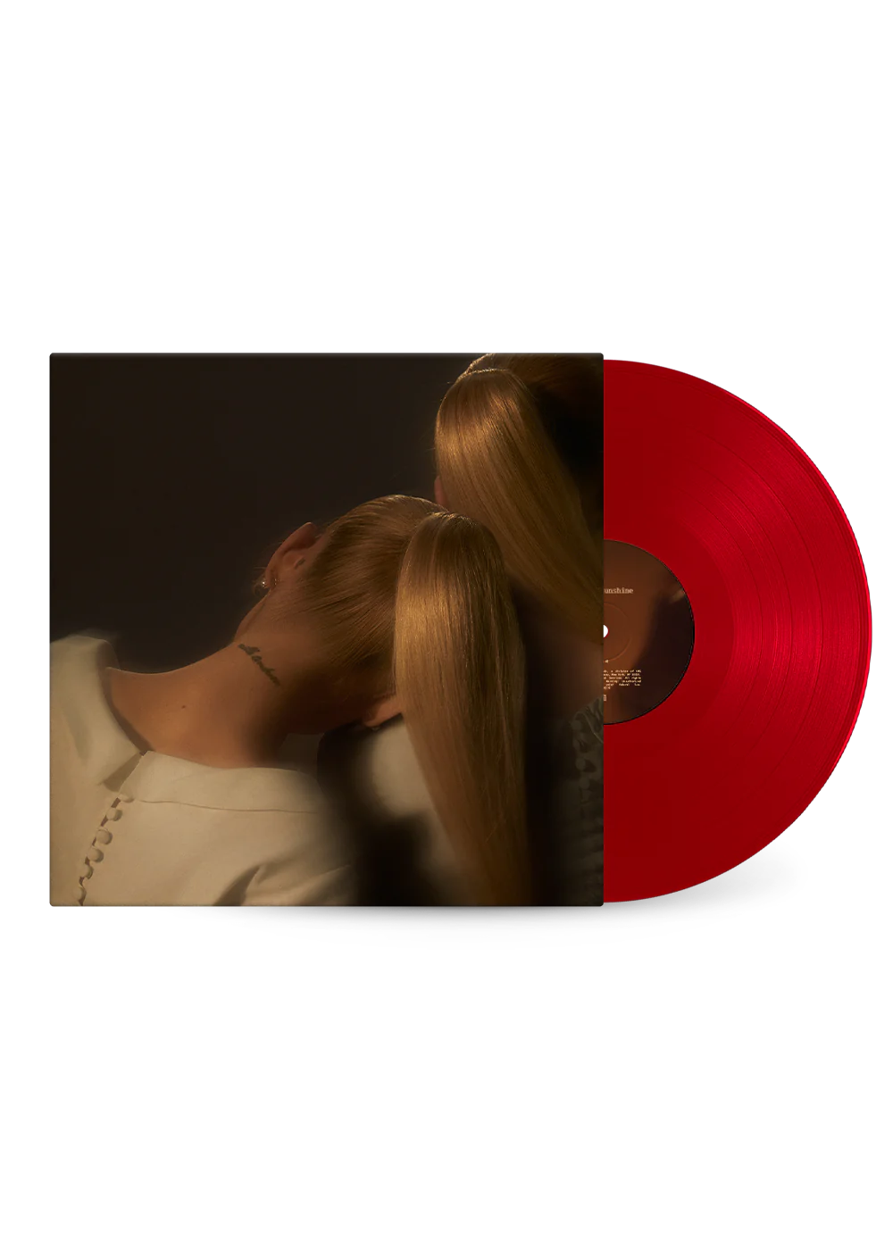 Ariana grande eternal sunshine album no 2 on red color vinyl lp record