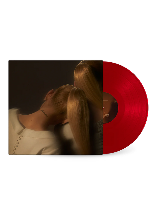 Ariana grande eternal sunshine album no 2 on red color vinyl lp record