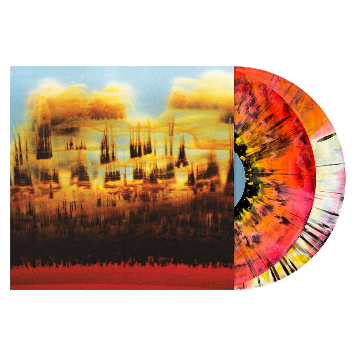 Bonobo - Distance In Static - Red Orange Yellow Smash Black Splatter Vinyl /750 - 2LP