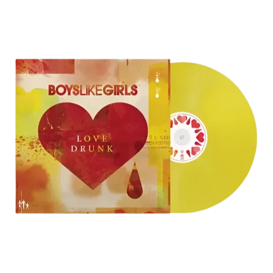 Boys like girls love drunk album on yellow color vinyl lp record