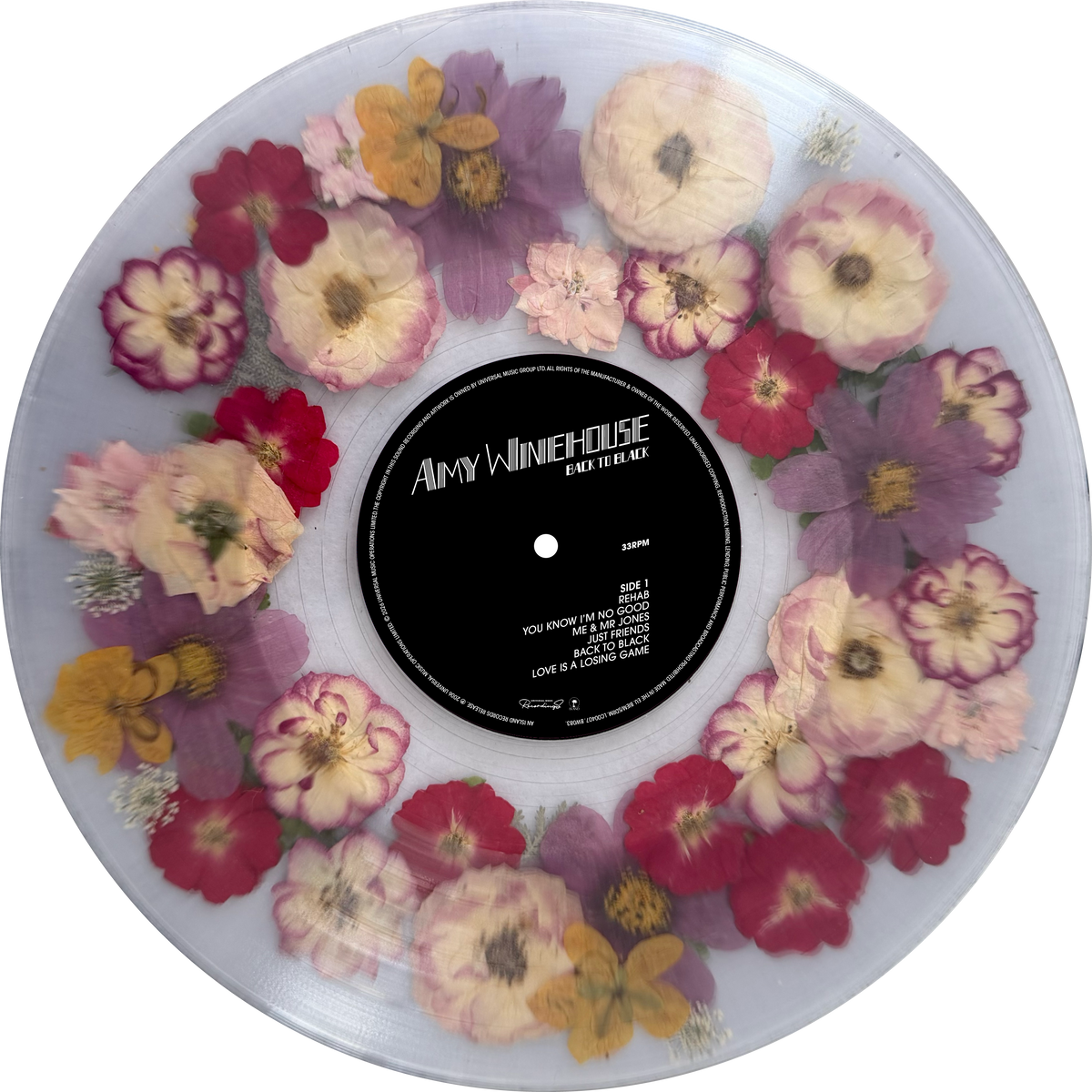 Amy Winehouse - Back To Black - 20th Anniversary Flower-Filled Vinyl - LP