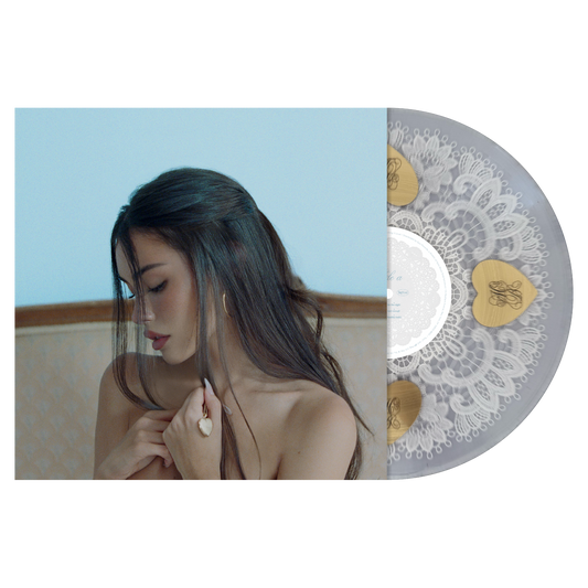 Madison Beer - locket - Gold Locket & Lace Doily-Filled Vinyl - LP