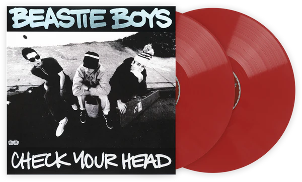 beastie boys check your head red colored vinyl LP record album