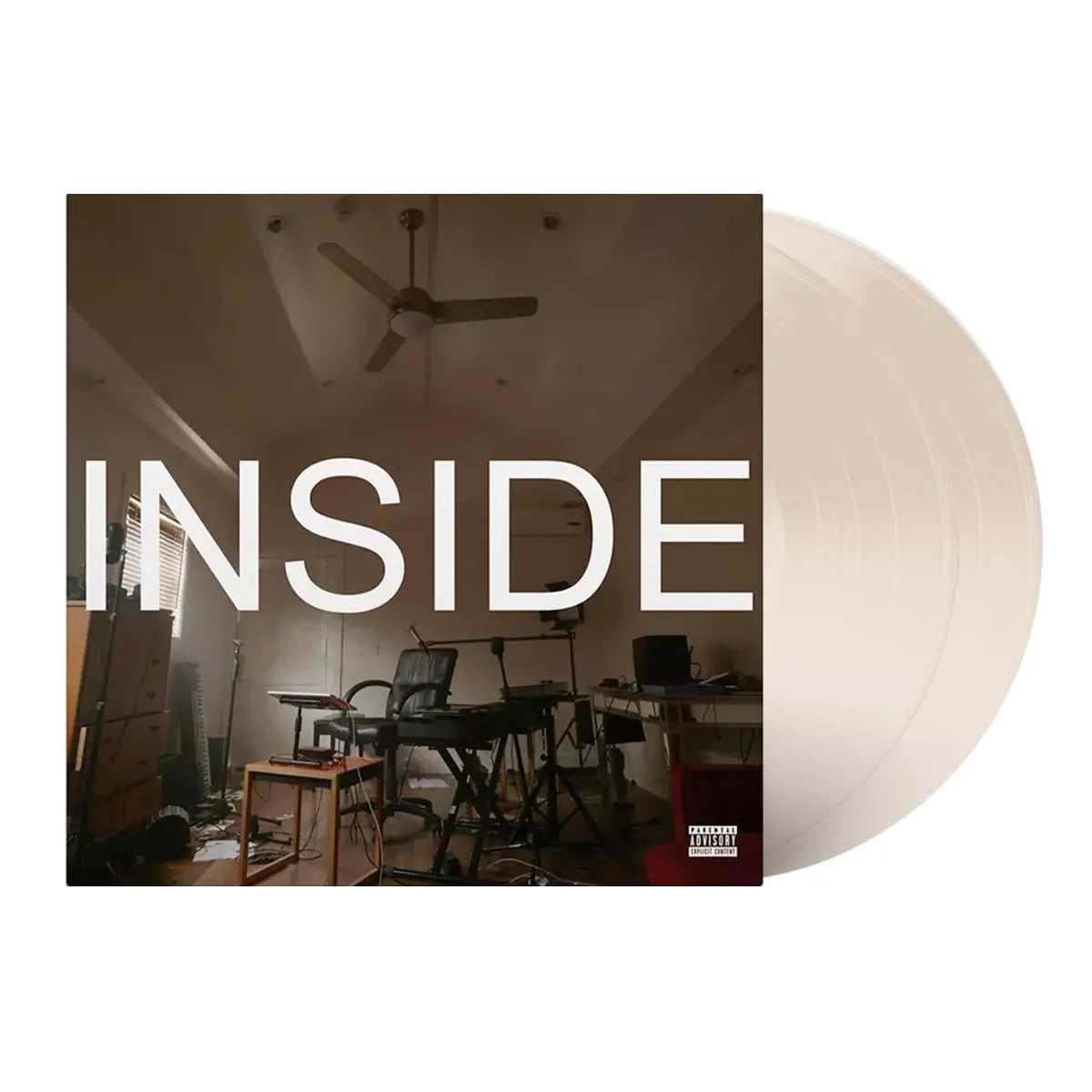 Bo Burnham's Inside Album on Eggshell White Variant Color Vinyl LP Record