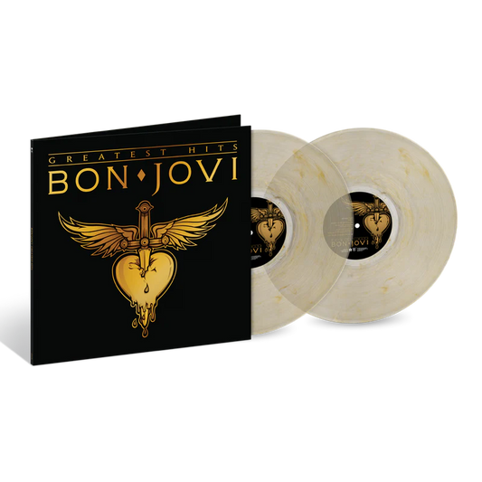 Bon jovi bon jovi greatest hits gold smoke color vinyl lp record