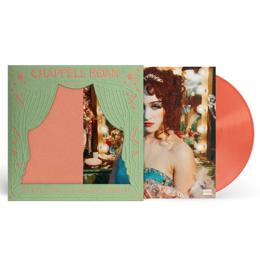 Chappell roan the rise and fall of a midwest princess album on coral color vinyl lp record