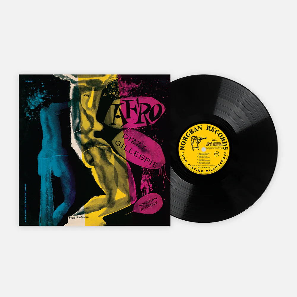 Dizzy gillespie afro album on black color vinyl lp record