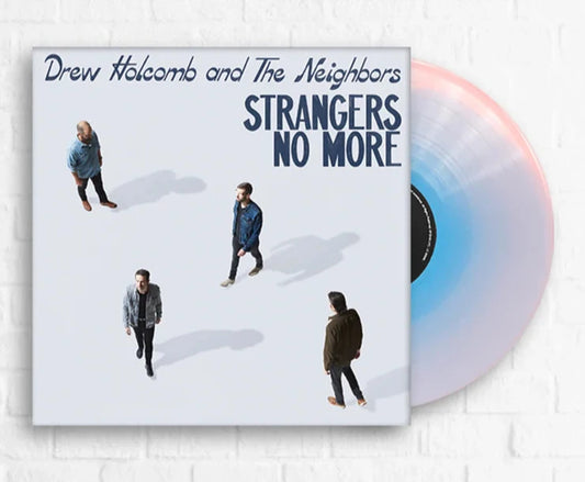 Drew holcomb the neighbors strangers no more album on pink blue color vinyl lp record