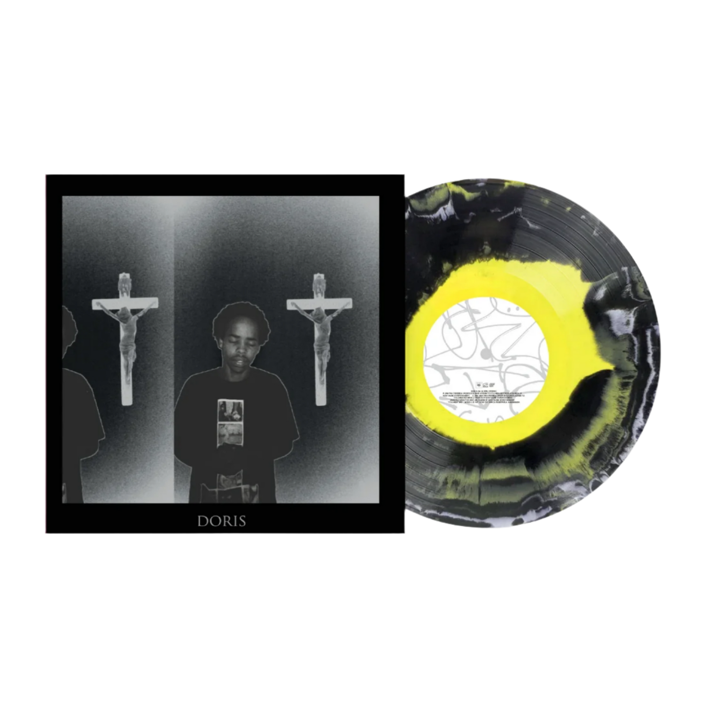 Earl Sweatshirt Doris Black White Yellow Color Vinyl LP Record