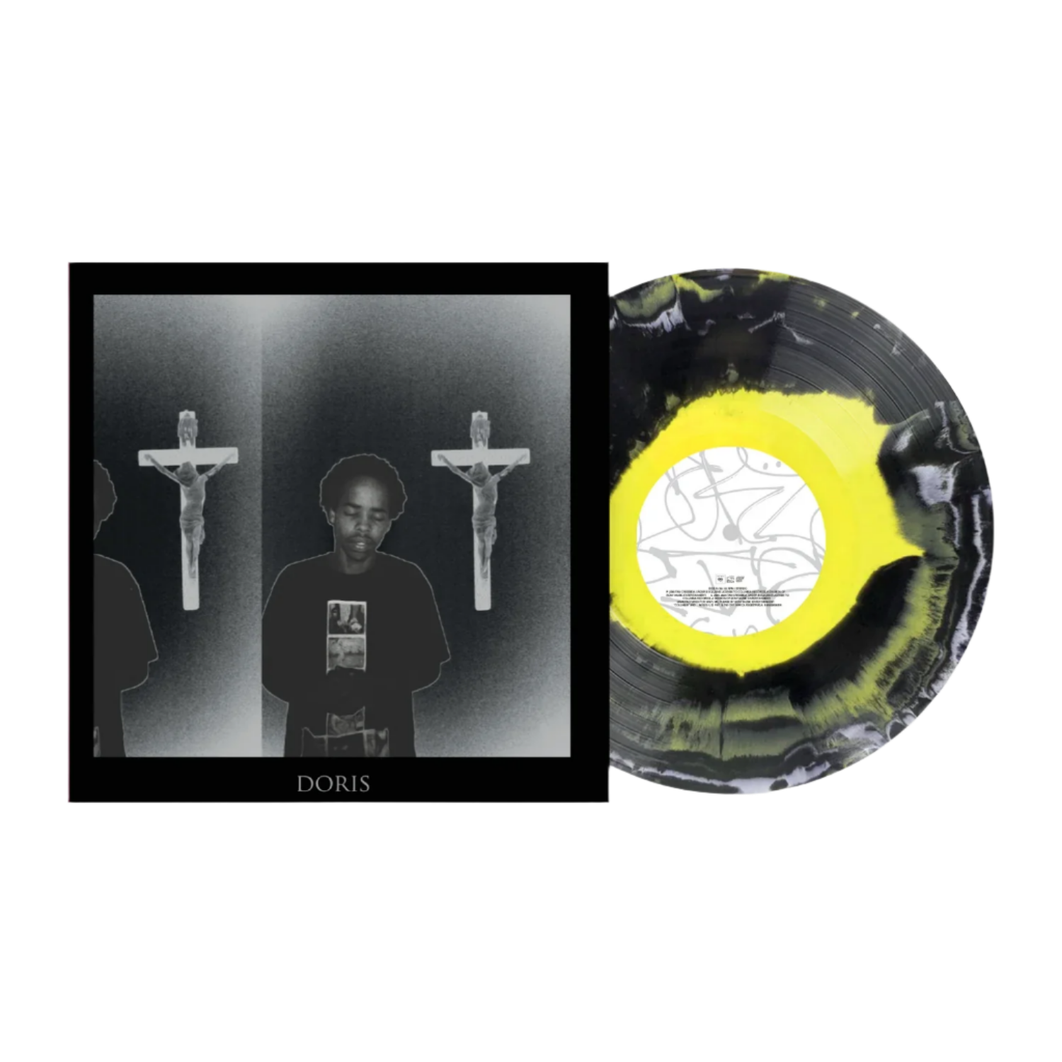 Earl Sweatshirt Doris Black White Yellow Color Vinyl LP Record