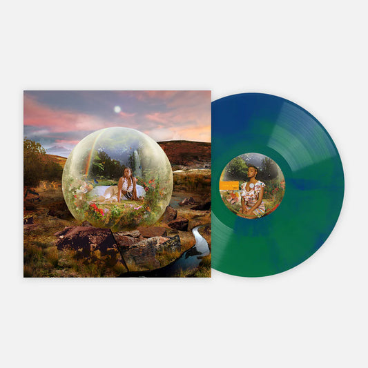 Fana hues flora fana album on green blue color vinyl lp record