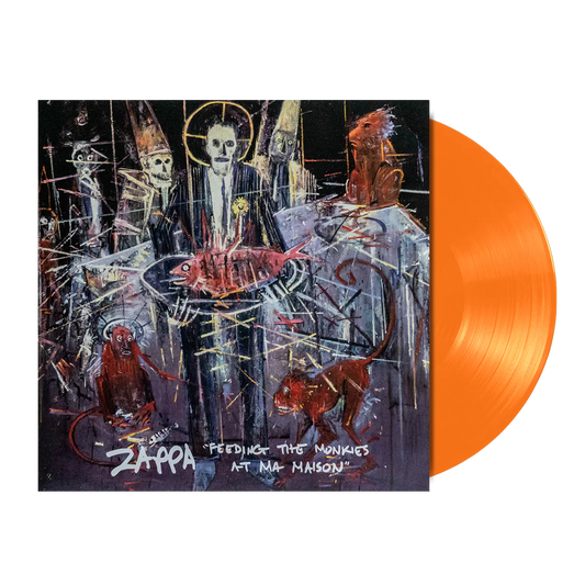 Frank Zappa Feeding The Monkeys At Ma Maison Album On Limited Edition Orange Color Variant Vinyl LP Record